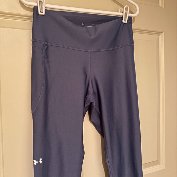 Under Armour Blue Compression 7/8 Leggings - Picture 4 of 9